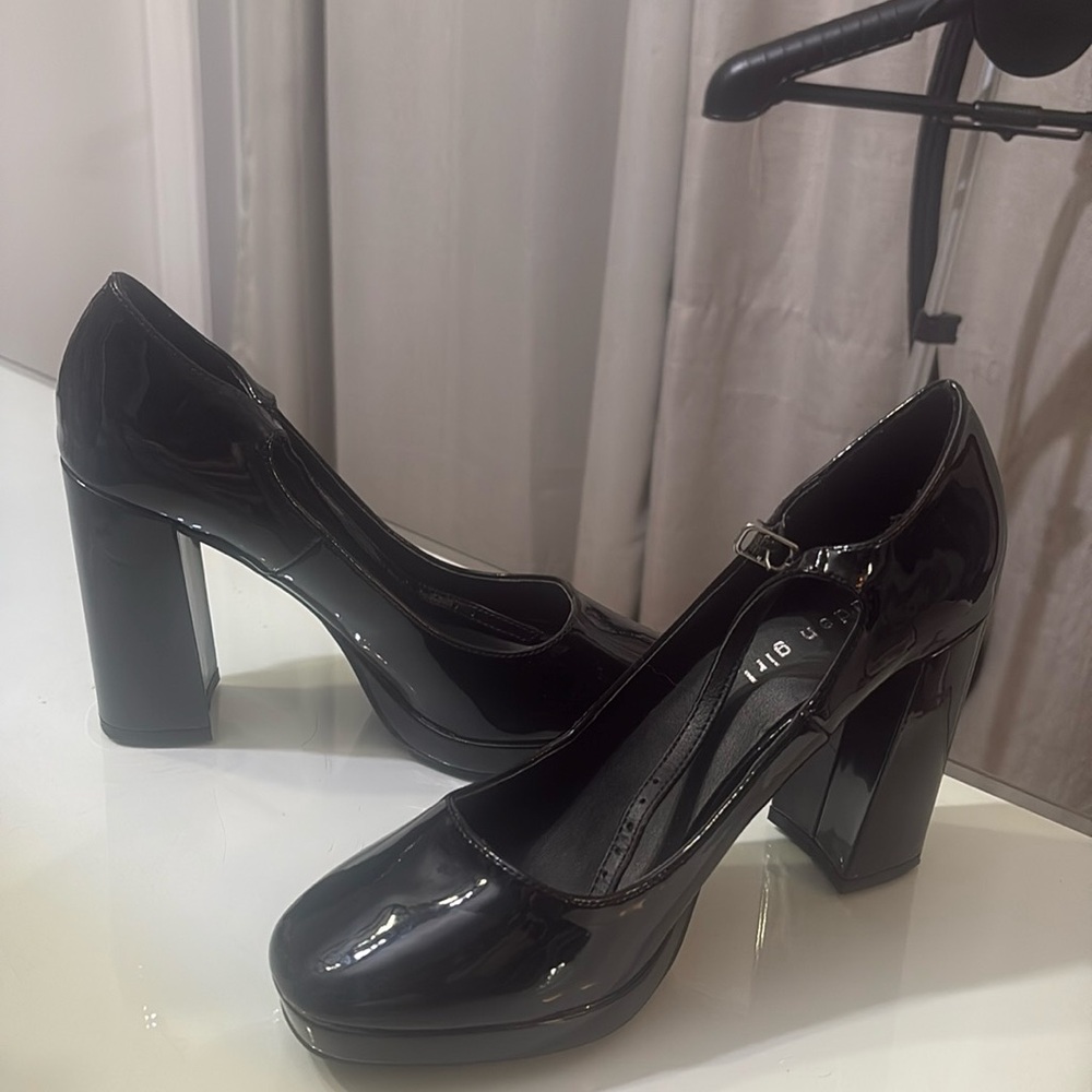 Madden girl black patent leather. Size 8.5
